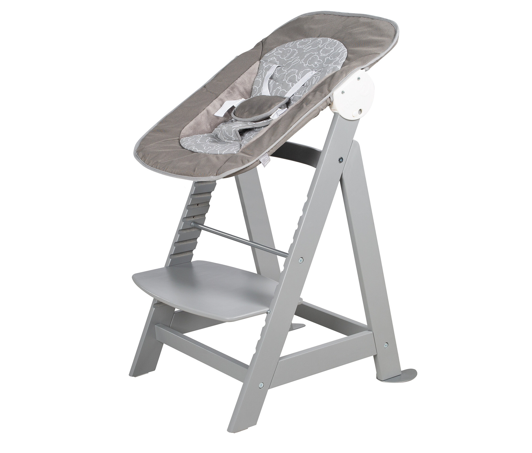 Roba »Born up Miffy« 2-in-1-Hochstuhl - 44,5x54x80cm - taupe -