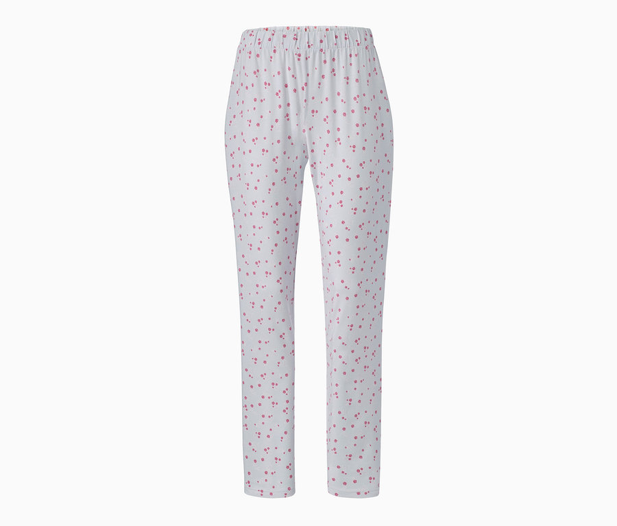 Pyjamahose mit Blumenmuster.