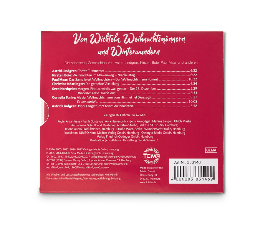 Cover der CD »Von Wichteln, Weihnachtsmännern und Winterwundern«.