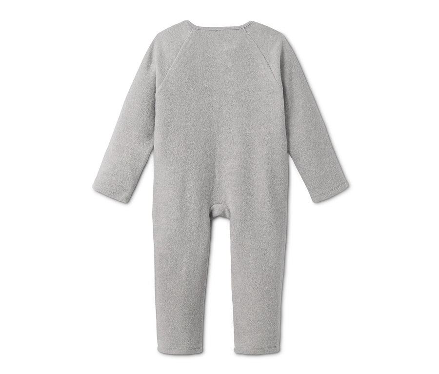Grauer Walkoverall aus 100% RWS-zertifizierter Wolle.