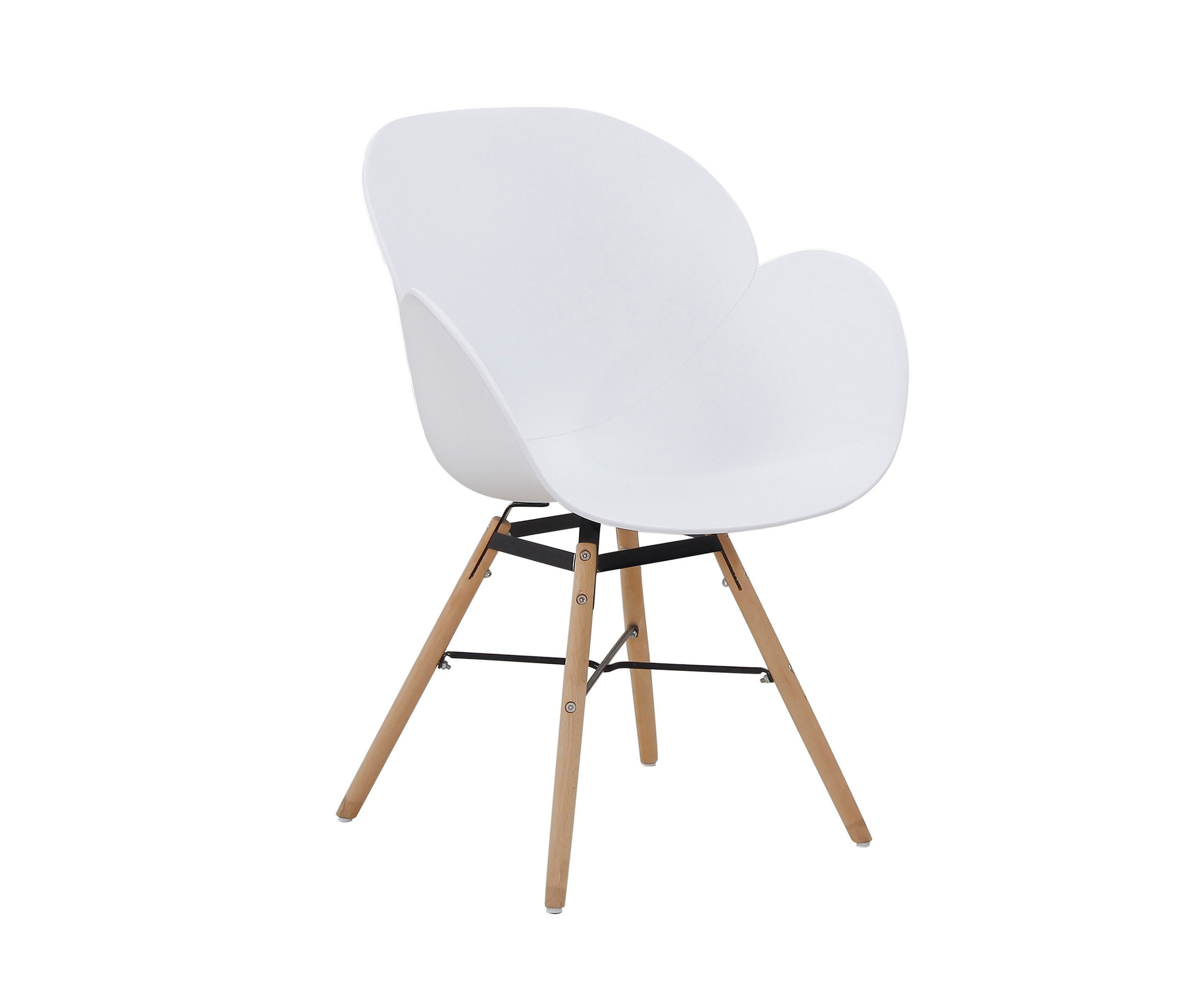 Weißer Stuhl »Amalia« aus dem 2er-Set.