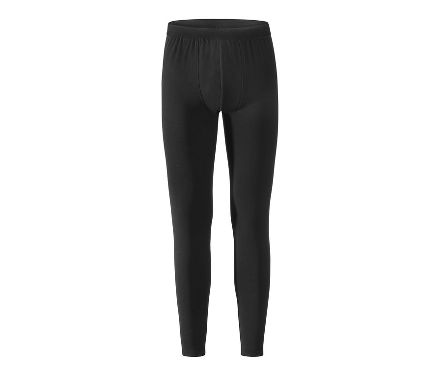 Eine lange, schwarze Unterhose (2er-Pack).