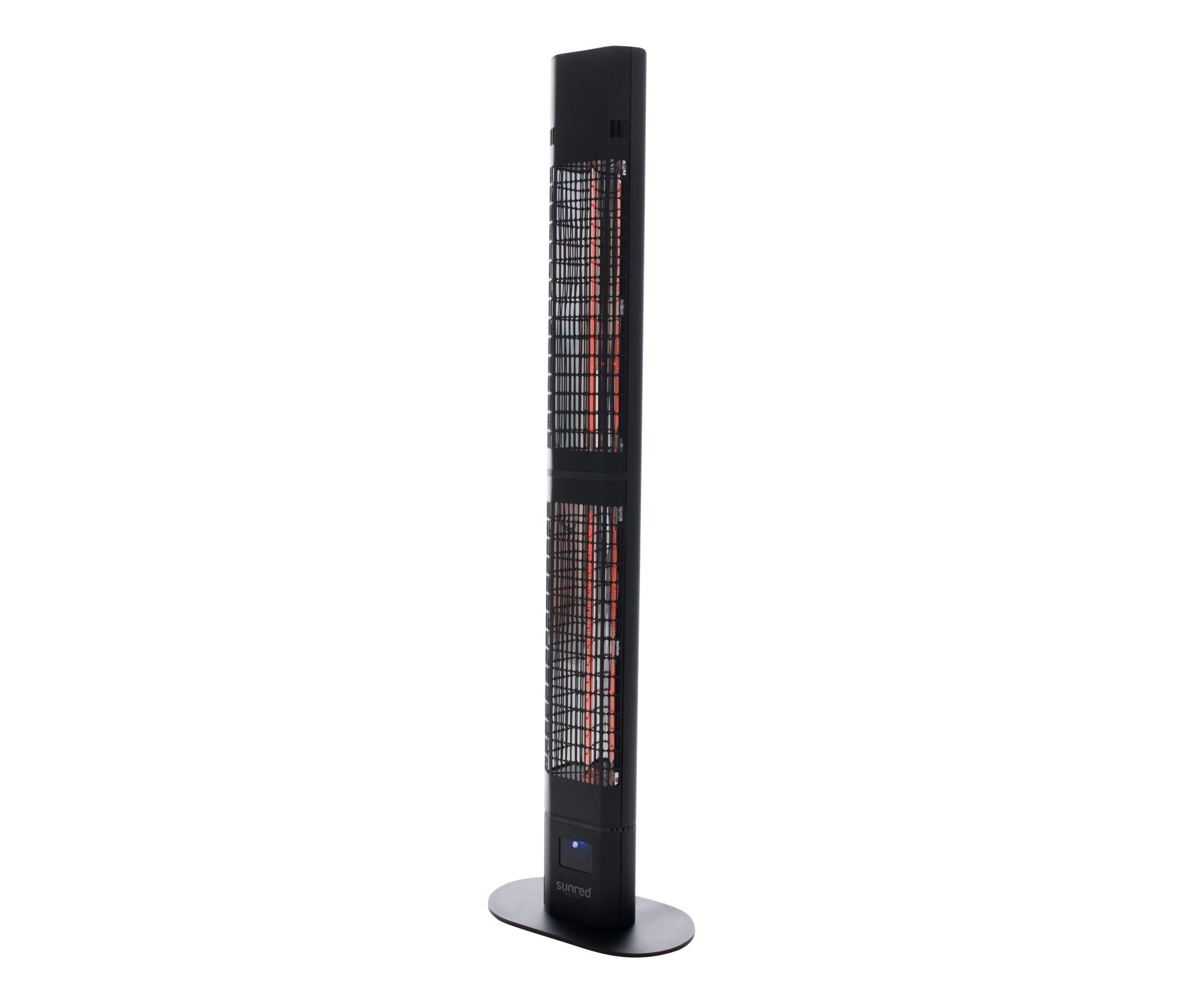 Thumbnail - Sunred Stand-Heizstrahler »Royal Diamond Dark Velencia Lounge 3000 W« - 40x22x150cm - schwarz - Aluminium / Kunststoff /...