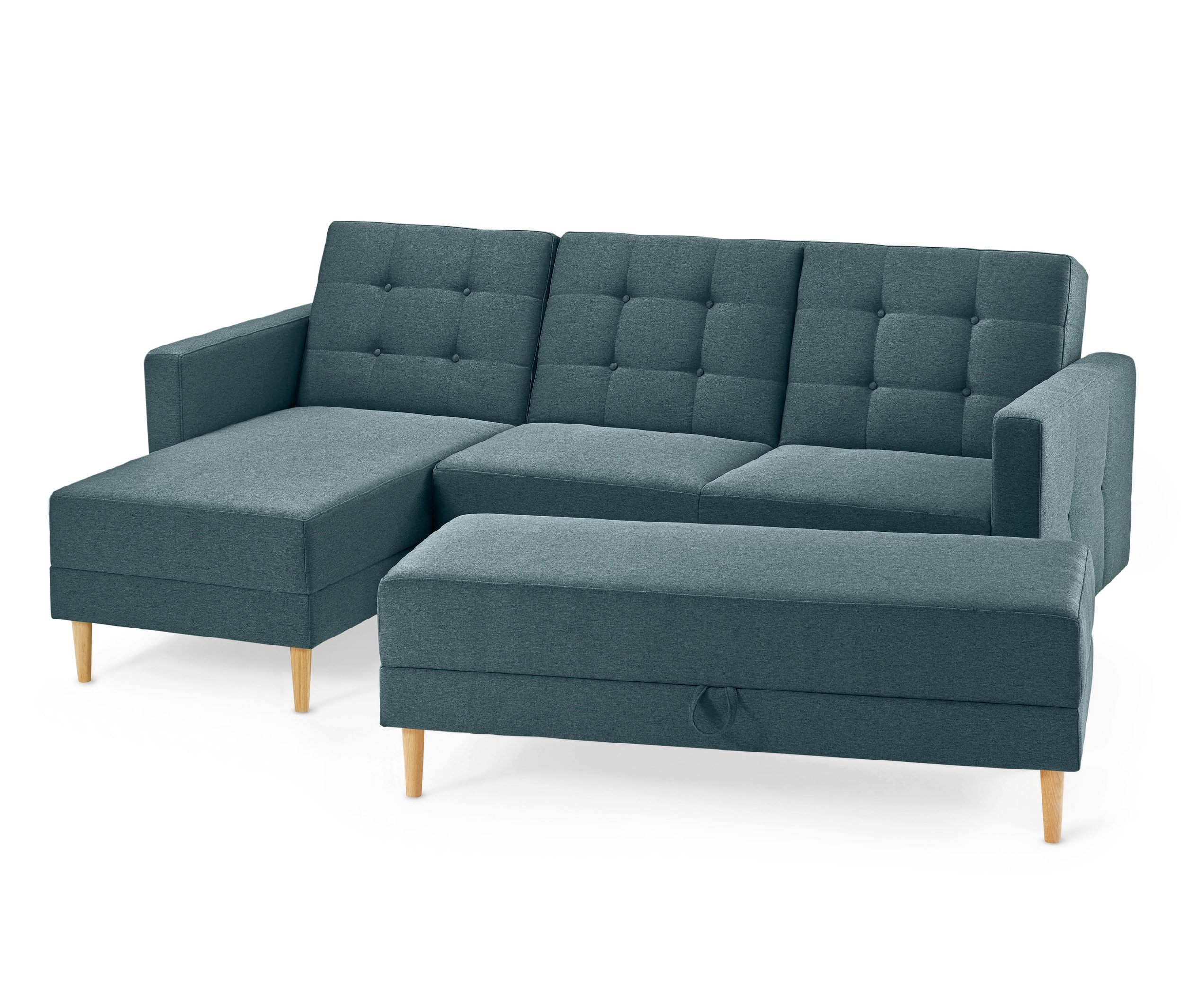 mit 1 günstig Kaufen-Tchibo - Federkern-Eckschlafsofa »Just Relax« mit Stauraumbank - 223x152x93cm - braun - Polyester / Eschen-Massivholz. Tchibo - Federkern-Eckschlafsofa »Just Relax« mit Stauraumbank - 223x152x93cm - braun - Polyester / Eschen-Massivhol