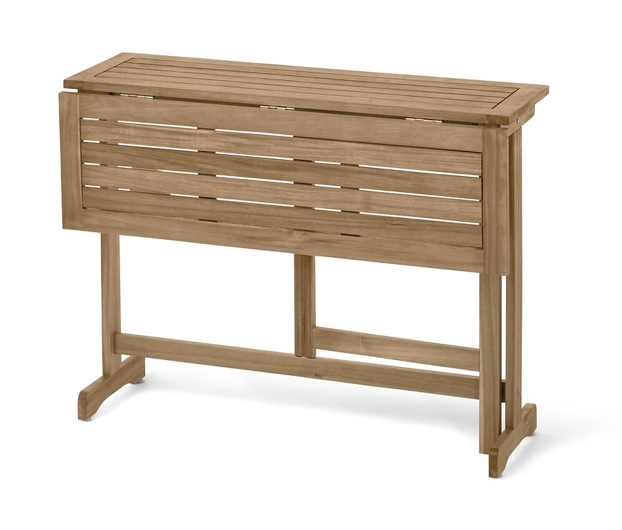 Klappbarer Balkontisch »Lenja« aus Holz.
