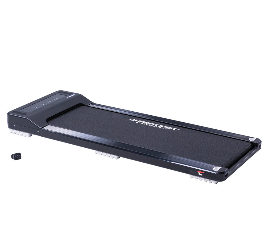Schwarzes Christopeit Sport Walking Pad 4.0 Laufband.