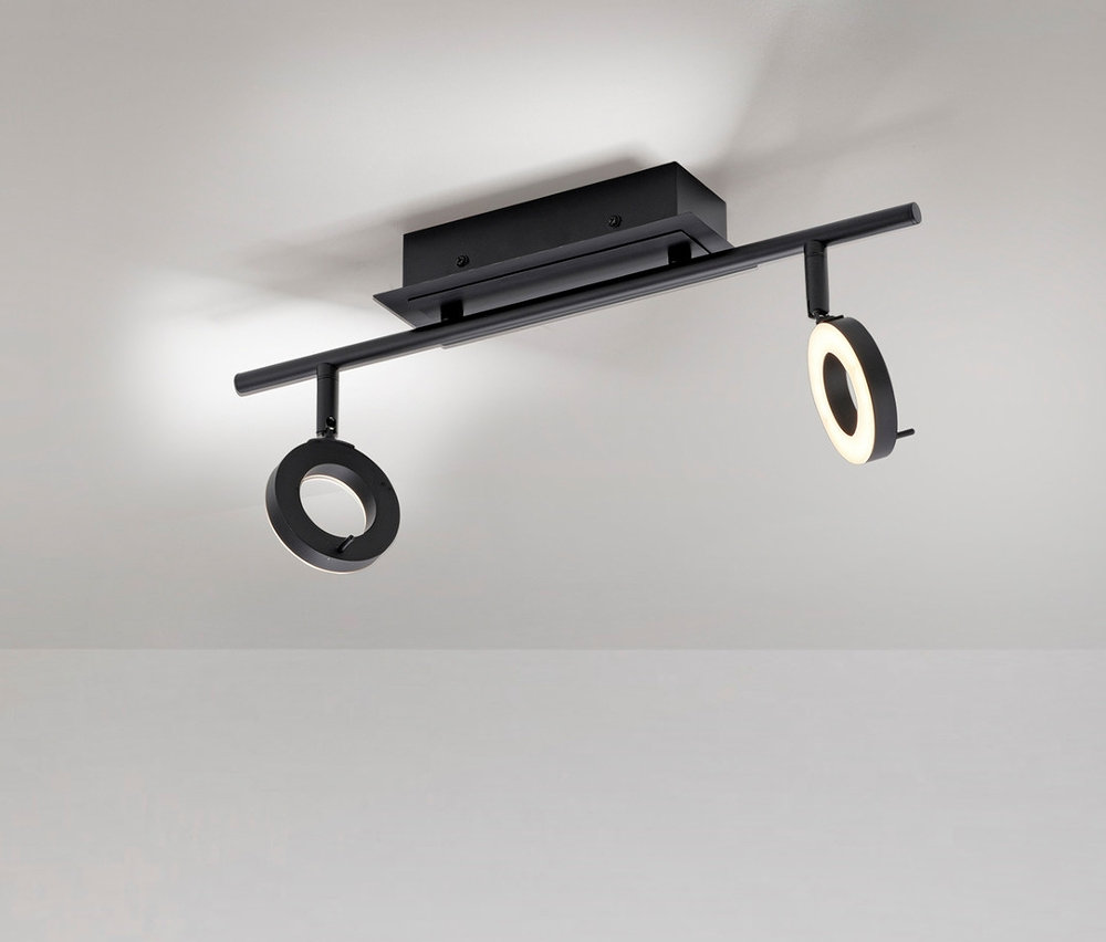 Thumbnail - Paul Neuhaus LED-Deckenleuchte »Sileda« - 50,5x18x19cm - schwarz - Aluminium / Eisen / Kunststoff