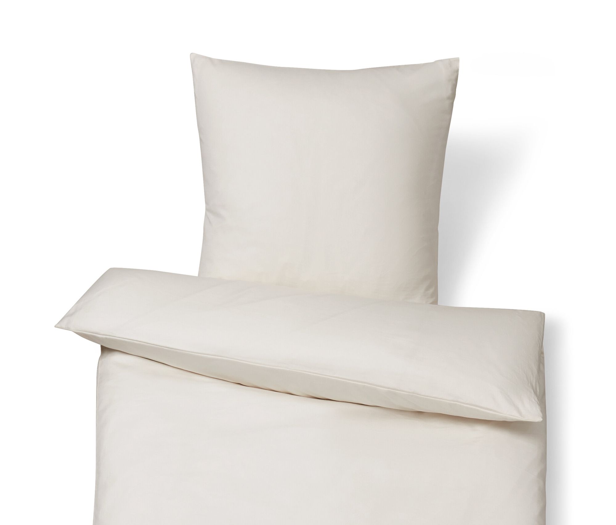Tchibo - Baumwollsatin-Bettwäsche - offwhite