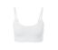Seamless-Bustier mit Spitze, weiß - weiß