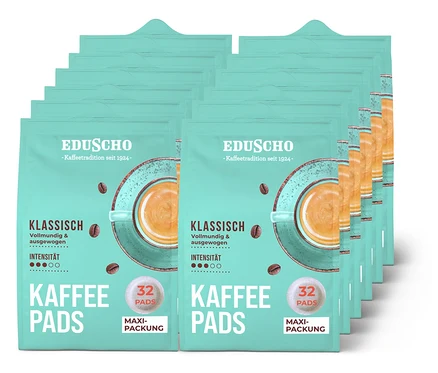 Mehrere Packungen Eduscho Kaffeepads Klassisch.