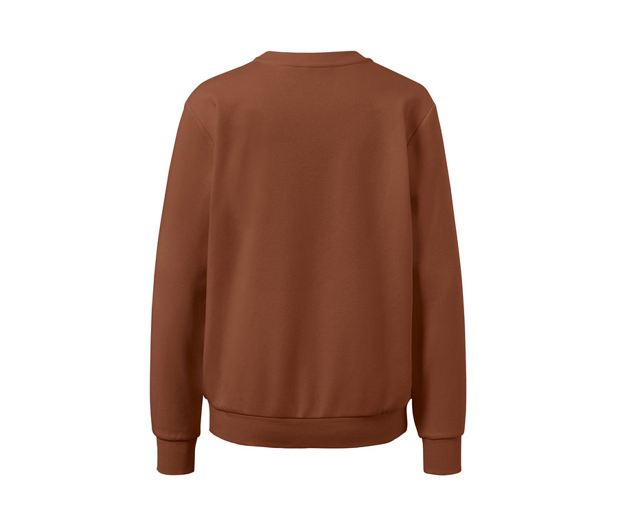 Braunes Sweatshirt.