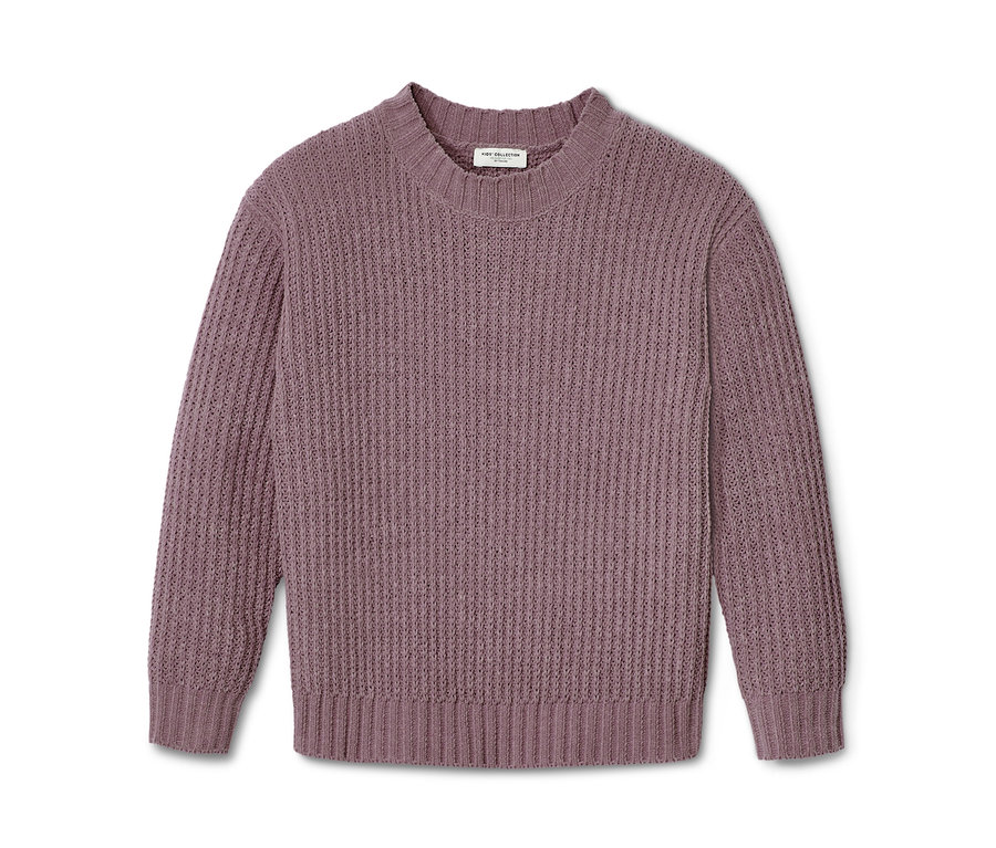 Kinder-Chenille-Pullover in Mauve.