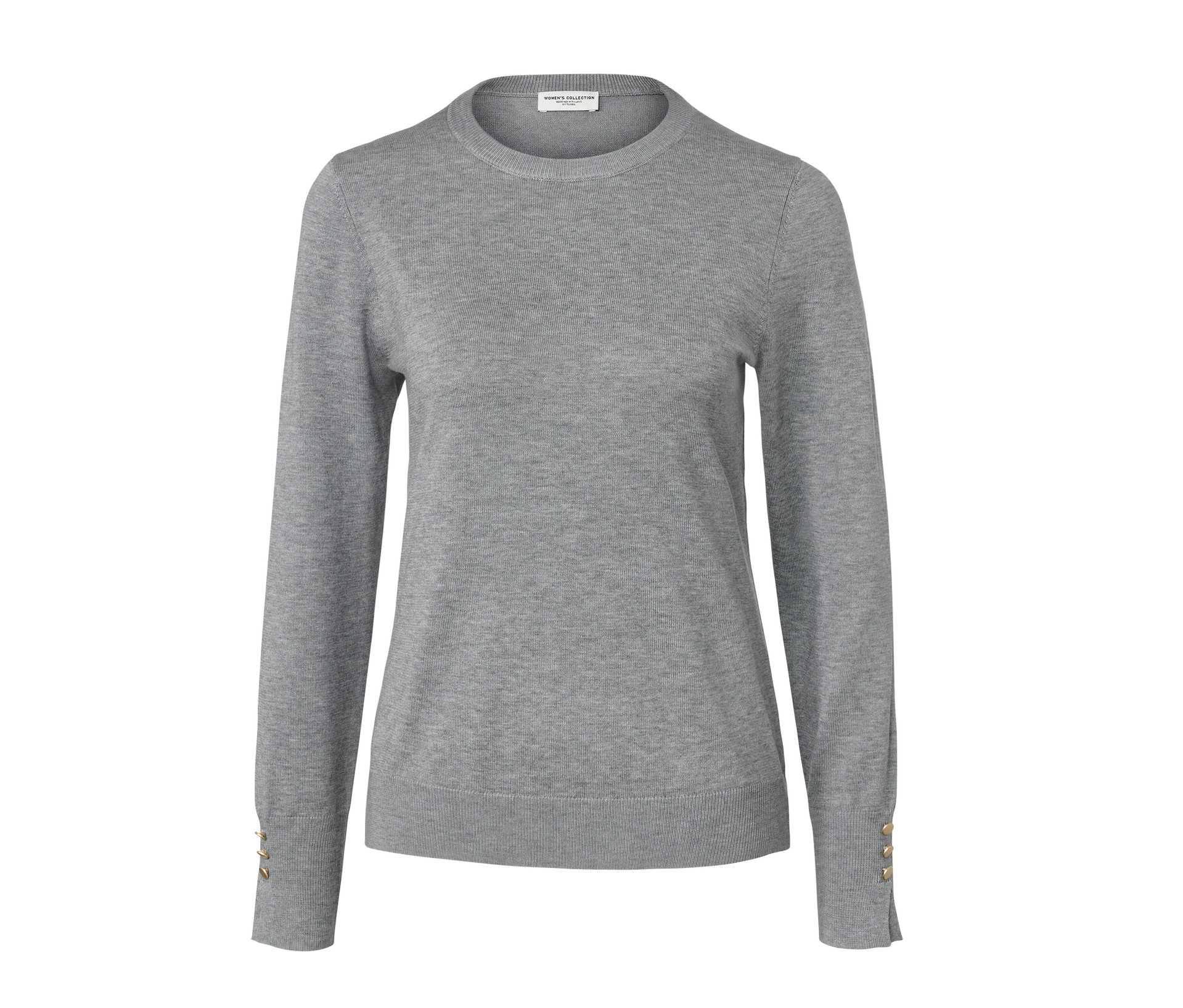 Feinstrickpullover - Damen - Gr. XL - grau - grau