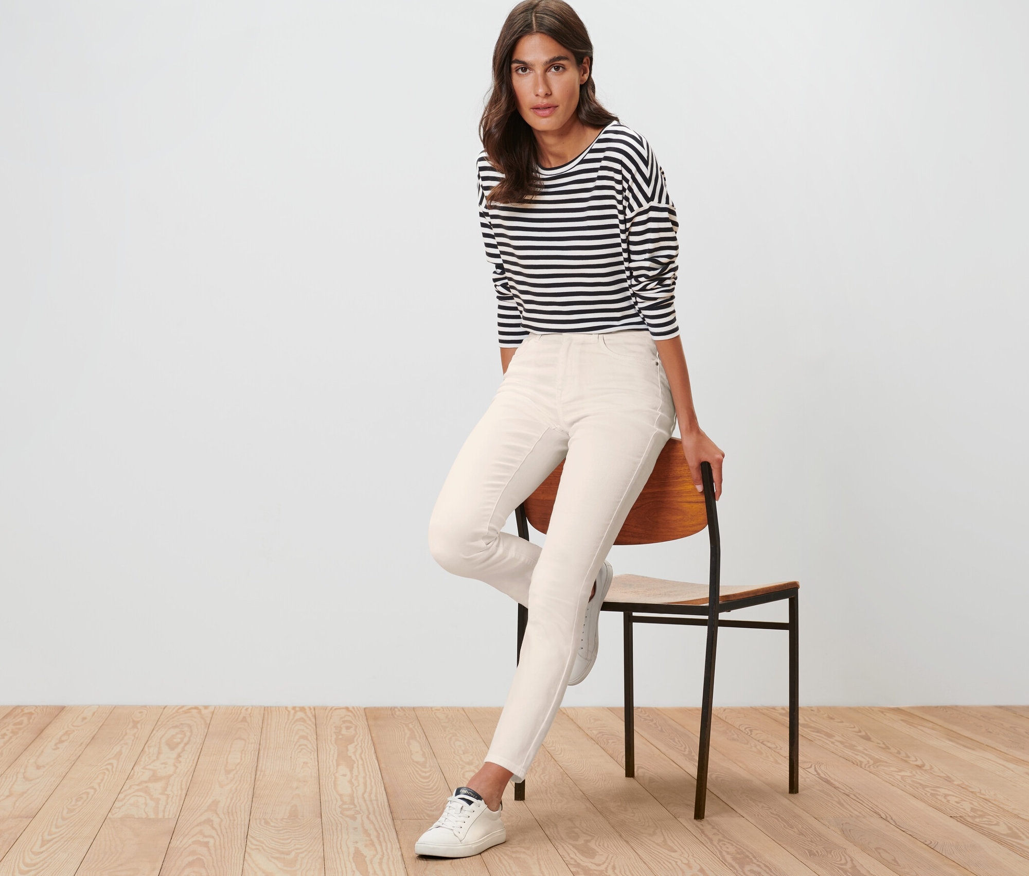 Thumbnail - Tchibo - Colored Jeans ‒ Fit »Emma« - Damen - Gr. 40 - creme