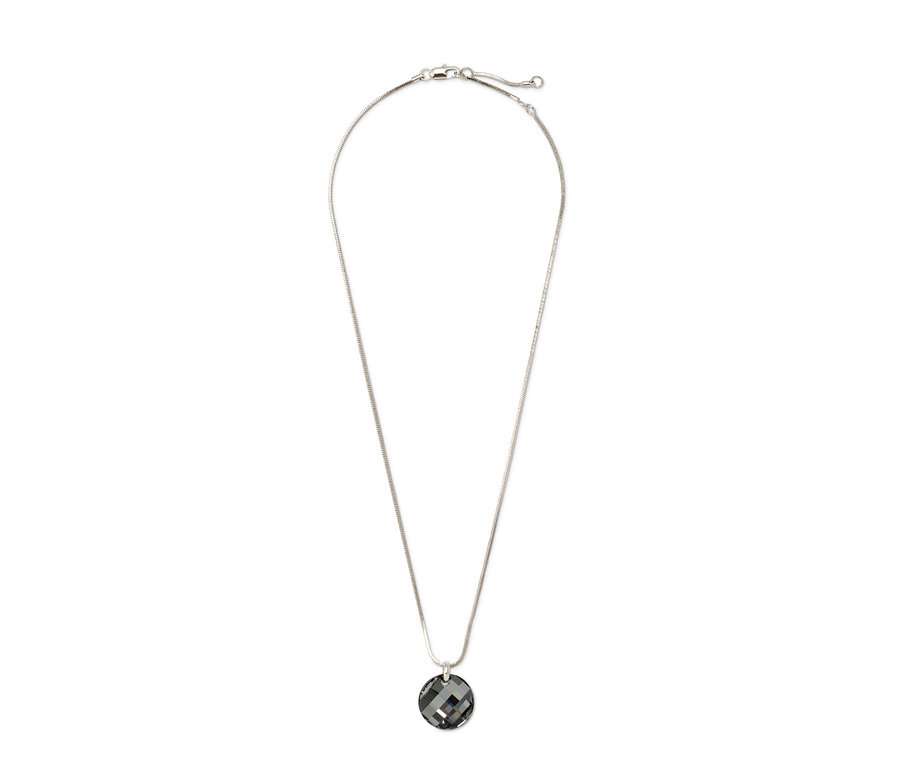 Silberkette mit Swarovski® Kristall-Anhänger.