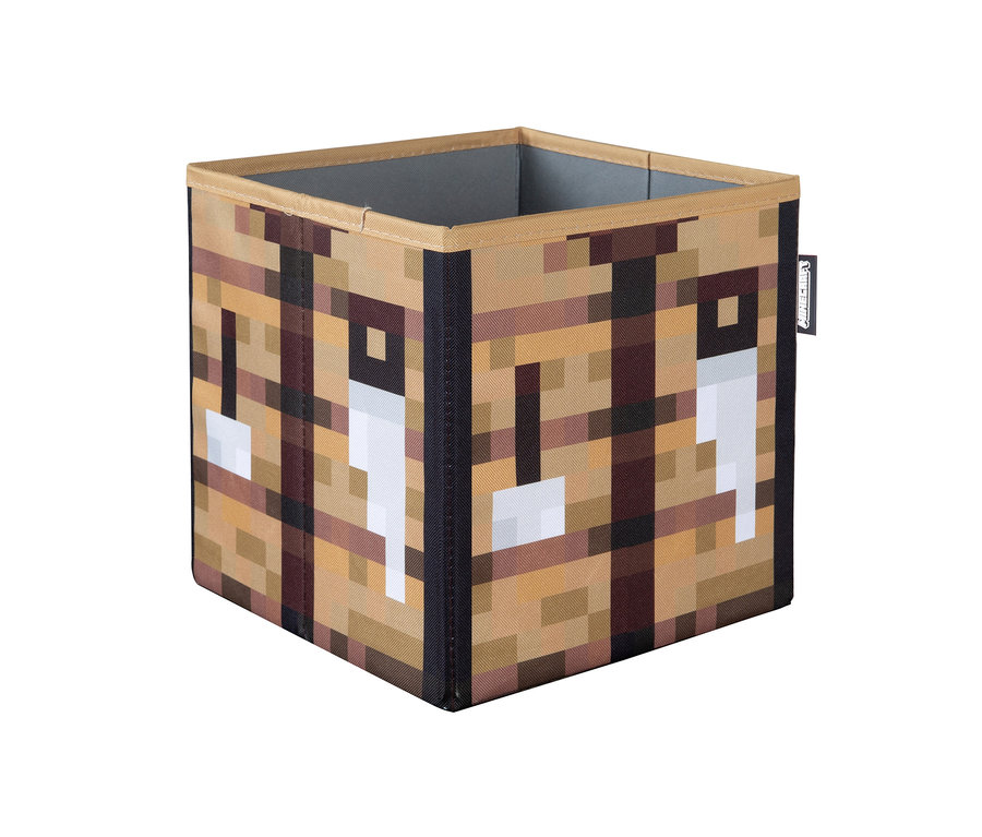 Ein Minecraft Aufbewahrungsbox mit Creeper-Motiv.