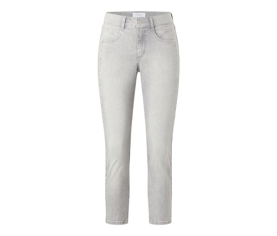 Helle graue Angels Jeans »Ornella Seam« Slim Fit 7/8.