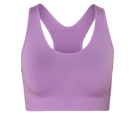 Seamless-Sport-Bustier, flieder