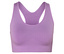 Lila Sport-BH mit Ringerrücken.
