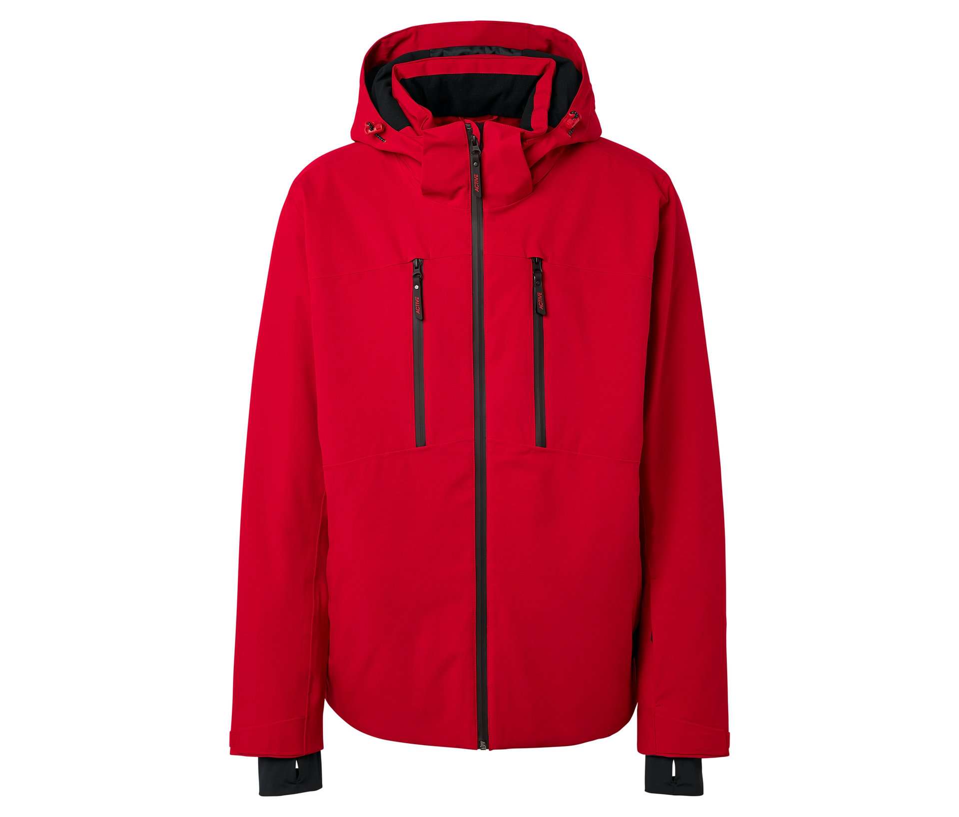 High-Tech Skijacke - Herren - Gr. XXL - rot - rot