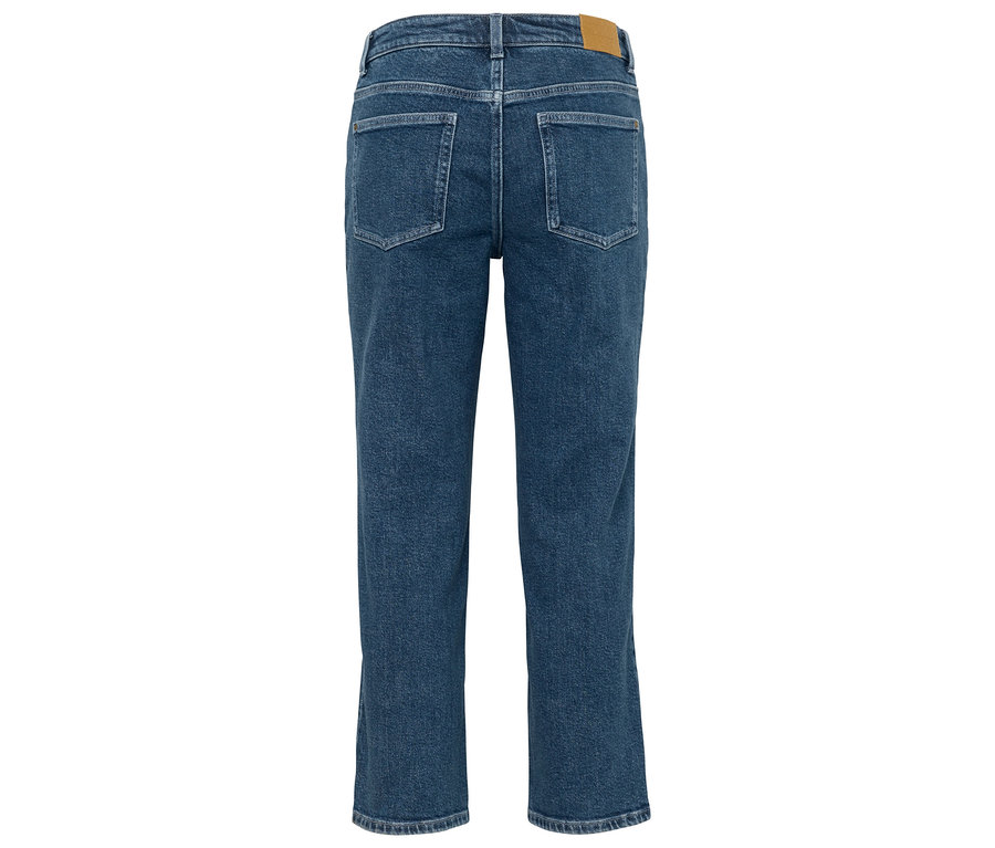 Rückansicht von blauen Jeans.