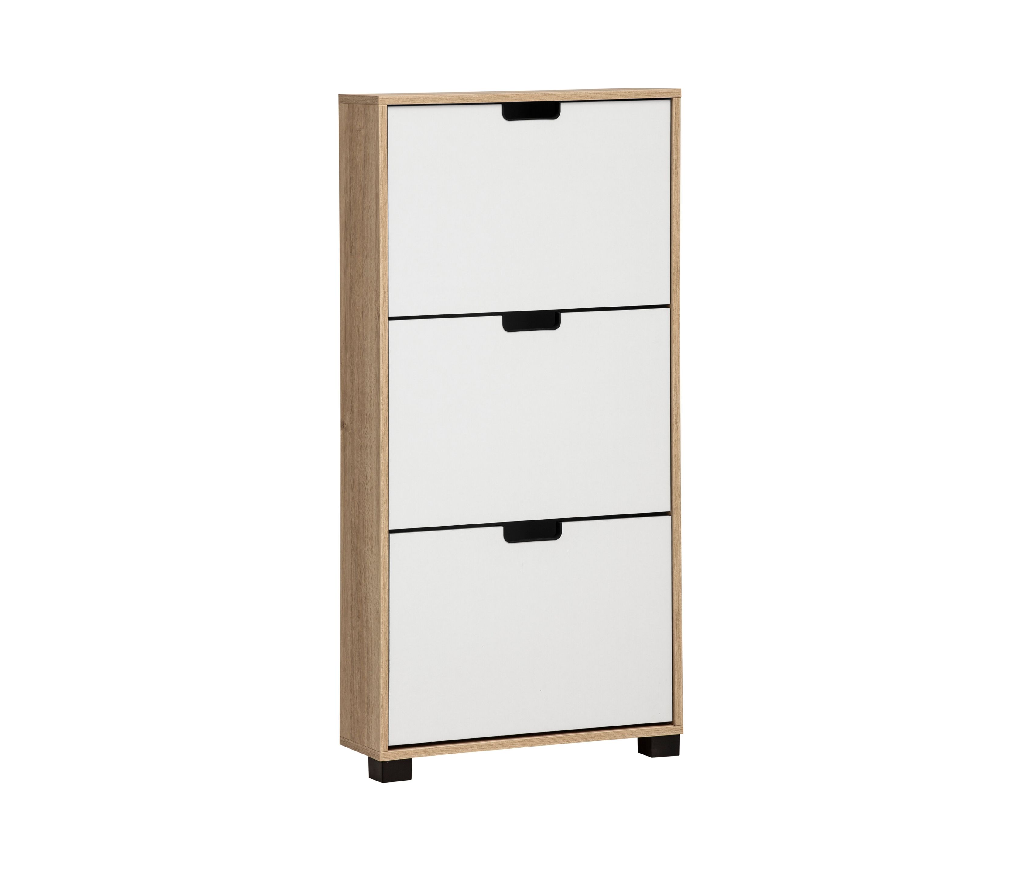 Tchibo - Schuhschrank »Emmik« - 60x19,5x124cm - schwarz - Holz / Kunststoff / Metall