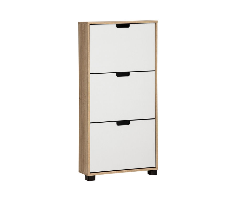 Schuhschrank »Emmik«, weißeiche-matt-weiß, groß