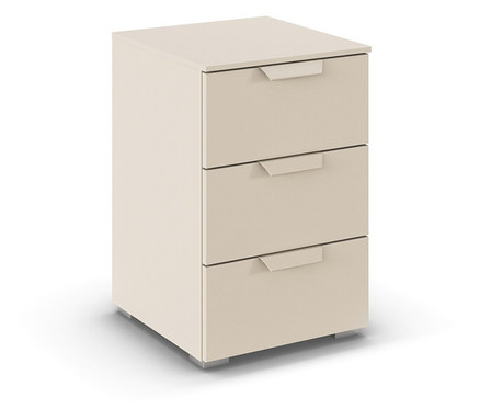 Beiger Nachttisch »Holga« von rauch mit drei Schubladen.