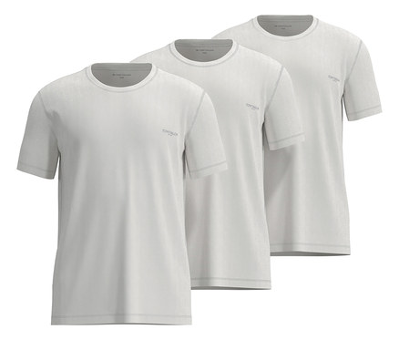 3 Tom Tailor T-Shirts »Ohio«, weiß