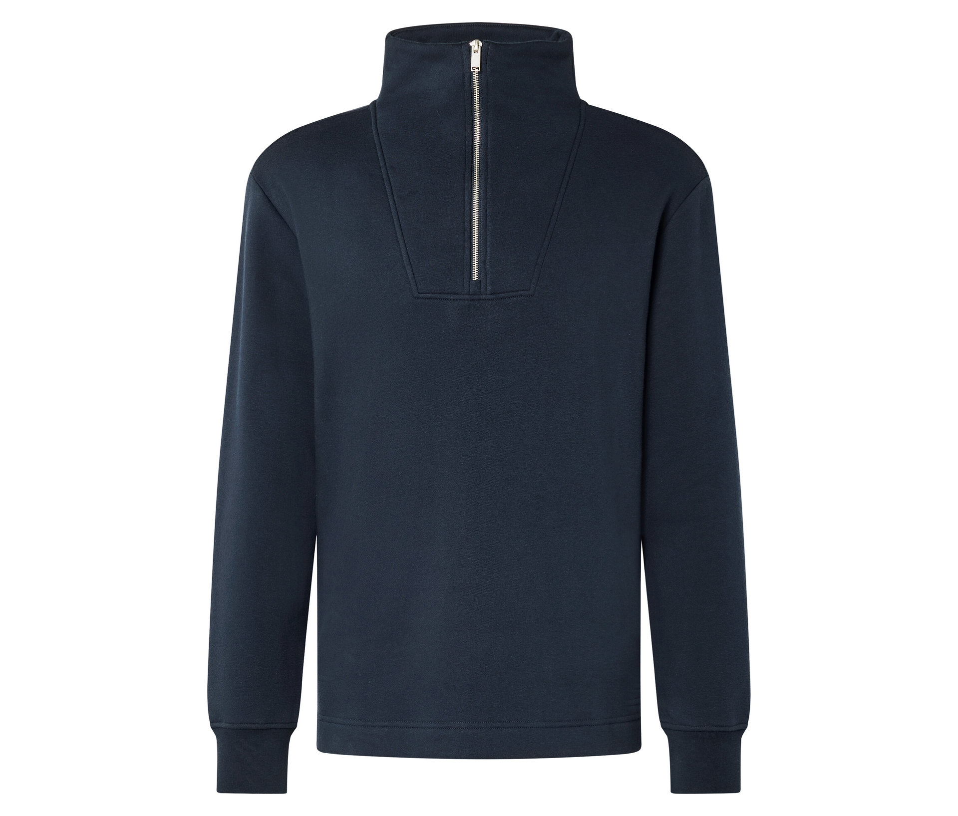 Sweat-Troyer - Herren - Gr. S - dunkelblau - dunkelblau