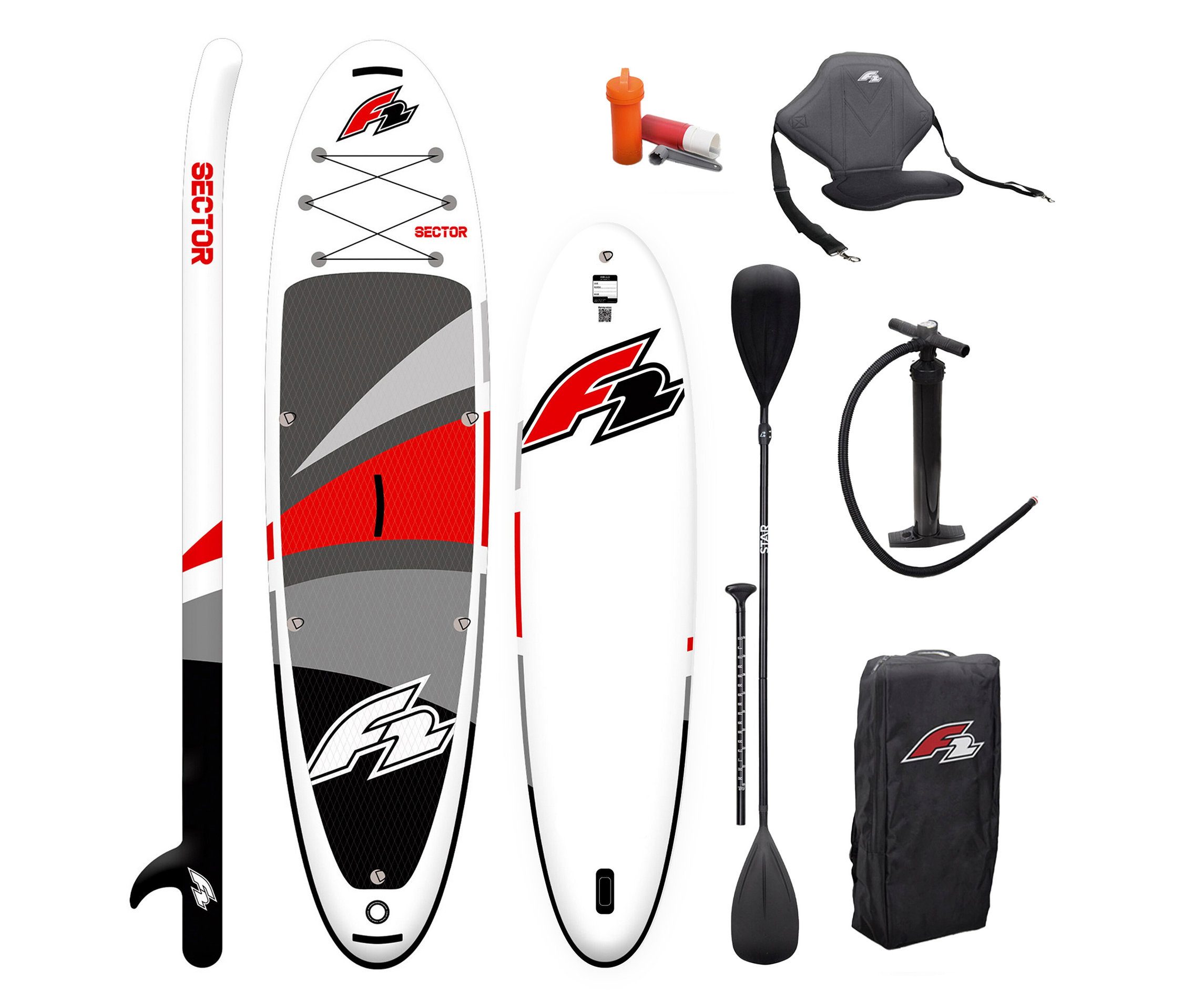 Tchibo - F2 SUP Board »Sector« - weiß
