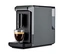 »Esperto mini« Kaffeevollautomat, Grey befüllt ein Glas mit Kaffee.