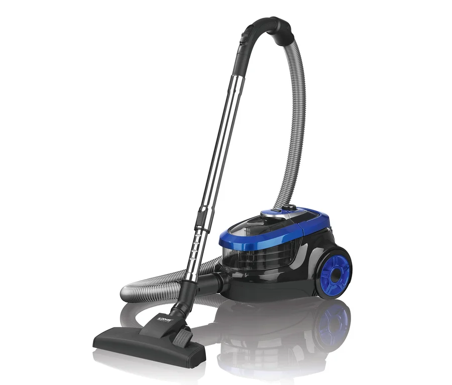 Ein blau-schwarzer Zyklon-Staubsauger "CLEANmaxx-Zyklon-Staubsauger »9109«".
