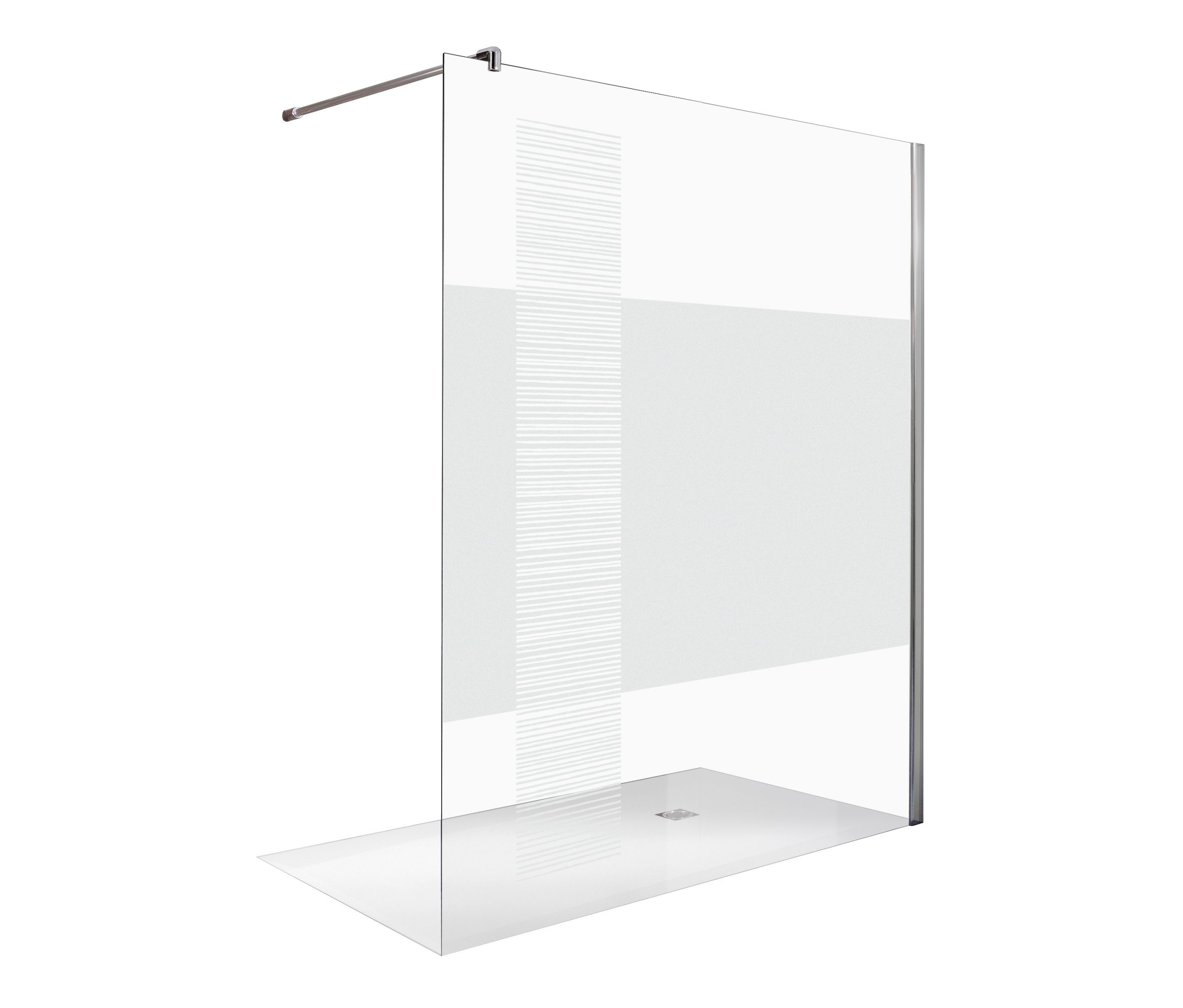 Thumbnail - Breuer®-Dusche »Entra« – Duschwand - Gr. 1,40 - silber
