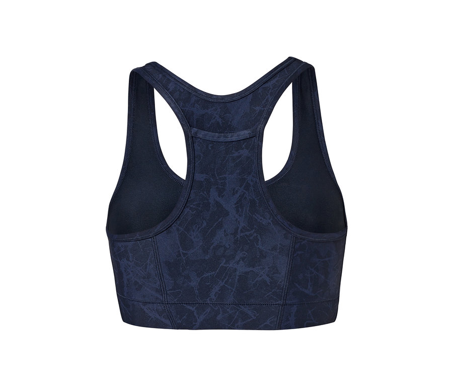 Detailansicht eines Sportbustiers.