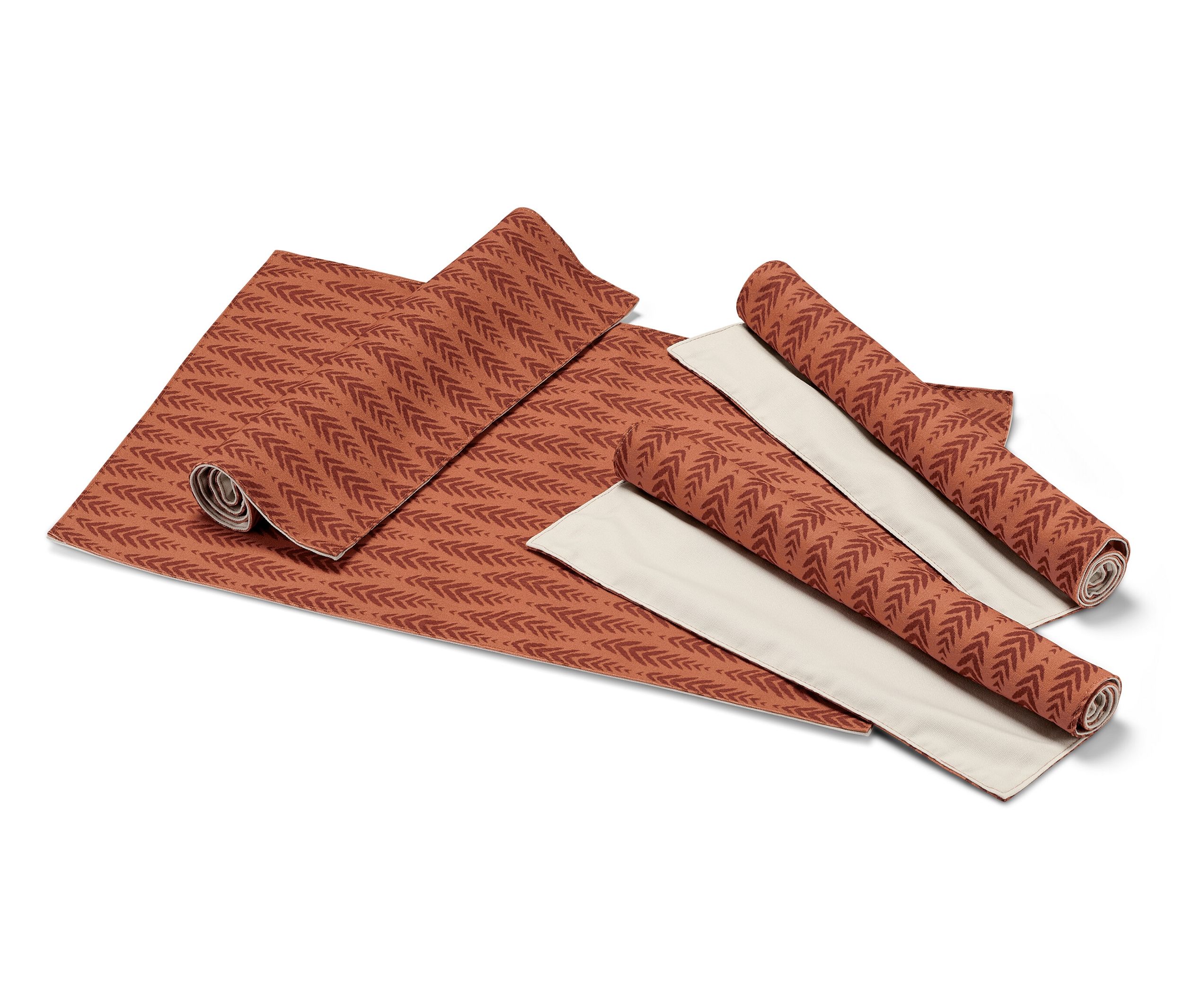Tchibo - 4 Wende-Platzsets - beige