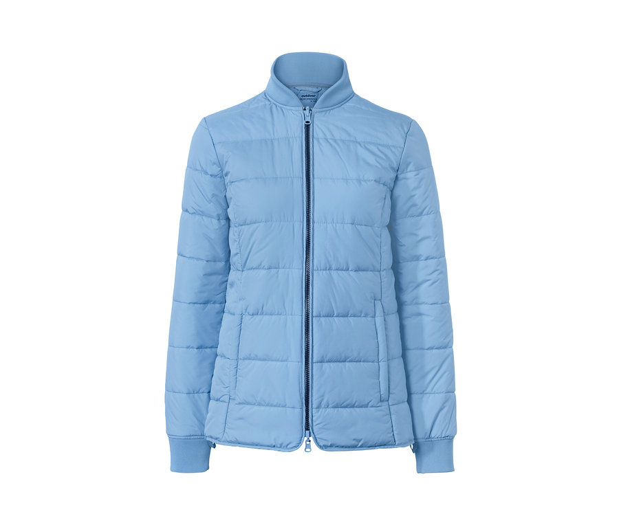 Blauer 3-in-1-Outdoormantel.