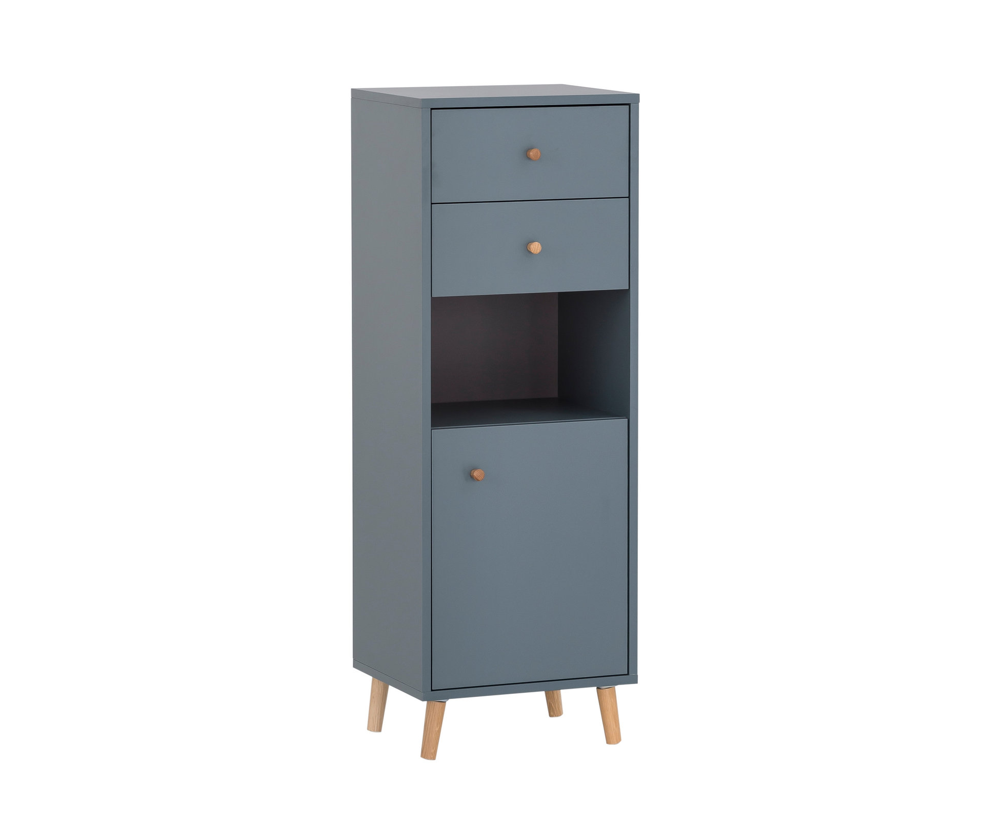 Tchibo - Highboard »Bjarne« - 40,5x33x113,5cm - braun -