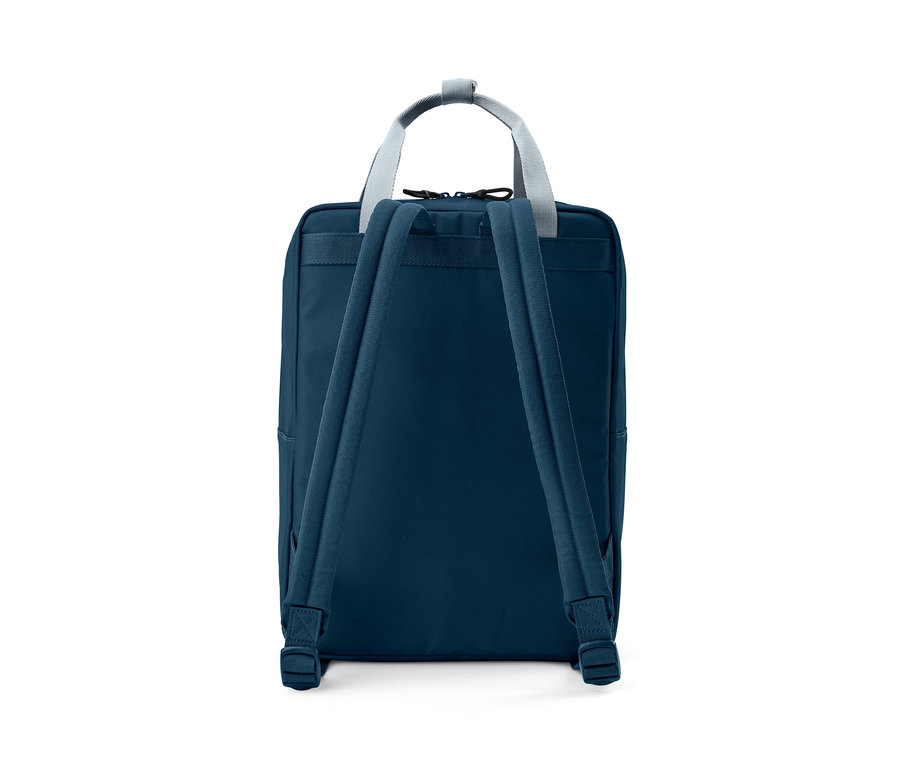 Rückansicht eines Outdoor-Rucksacks.