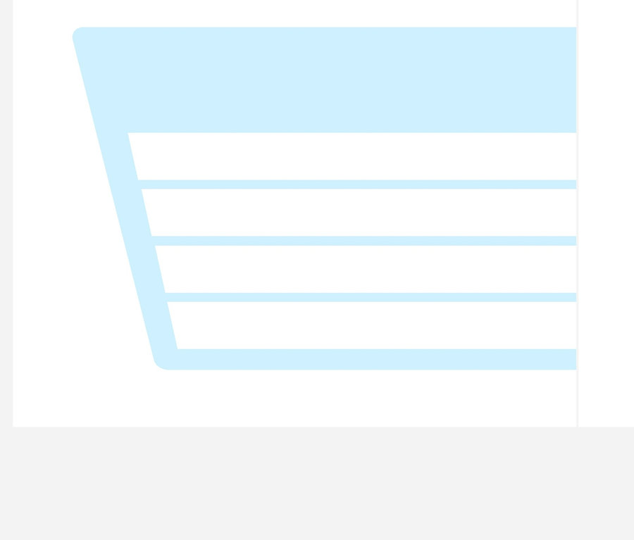 Vier Diagramme zeigen verschiedene Grade der Wellenberuhigung.