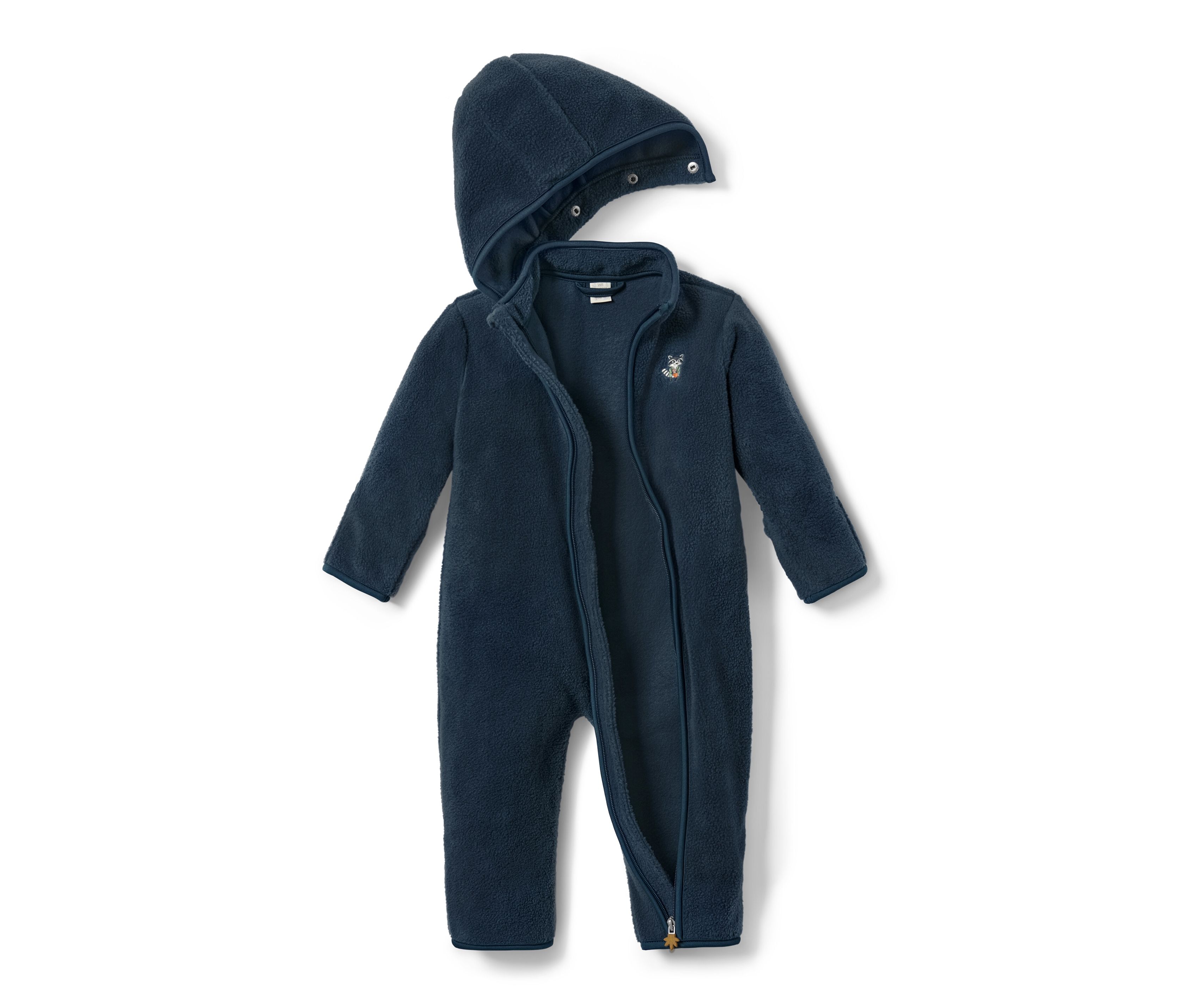Thumbnail - Tchibo - Fleece-Einteiler - Baby - Gr. 62/68 - dunkelblau
