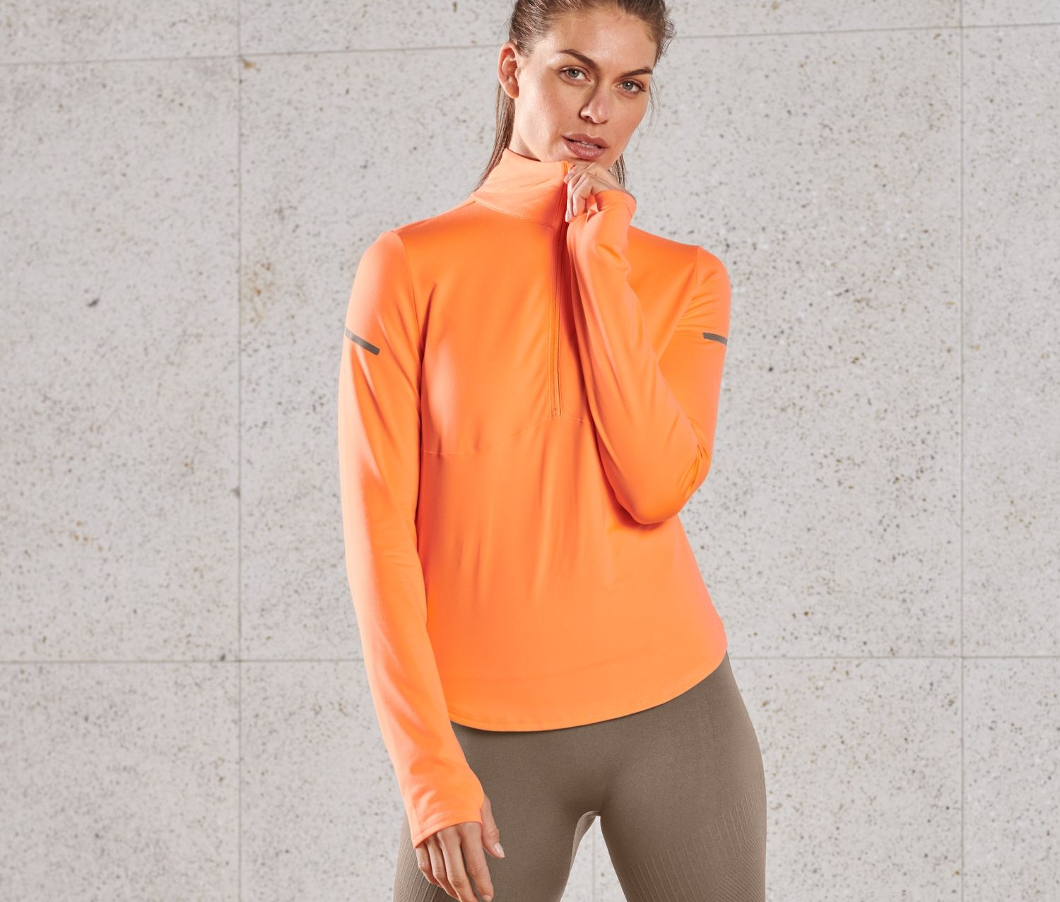Thumbnail - Tchibo - Thermo-Funktionsshirt - Damen - Gr. L - orange