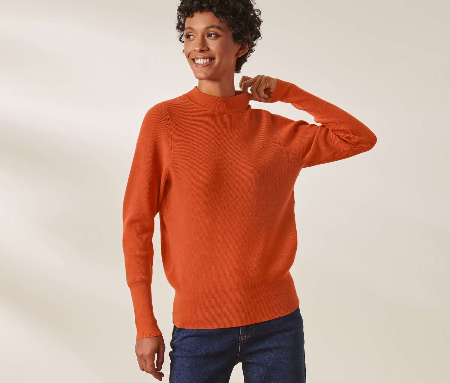 Thumbnail - Tchibo - Strickpullover - Damen - Gr. XL - orange