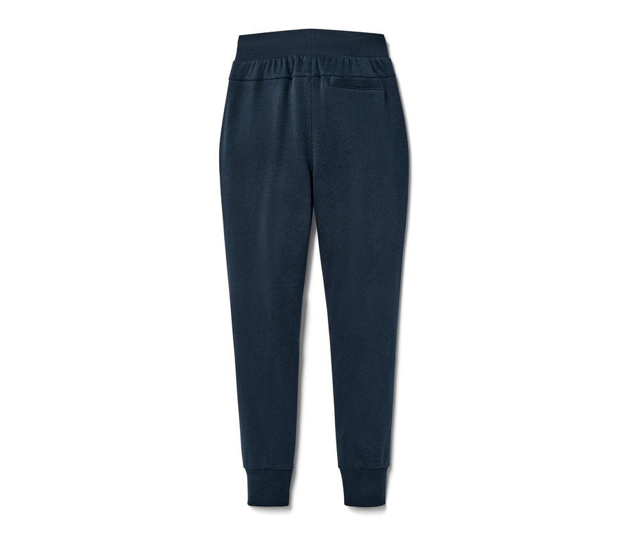Eine marineblaue Kinder-Sweathose.
