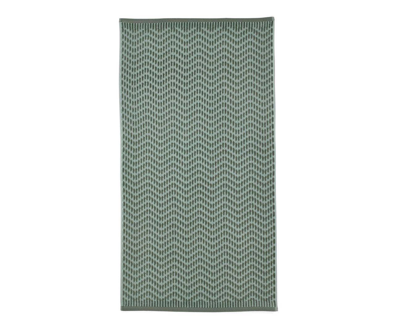 Jacquard-Badetuch, grün-salbei.
