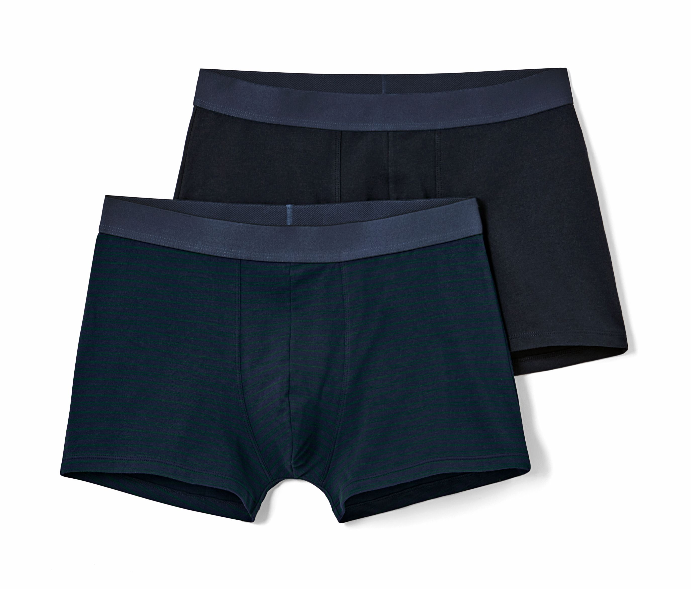 Tchibo - 2 Slipboxer - Herren - Gr. L/6 - dunkelblau/gestreift