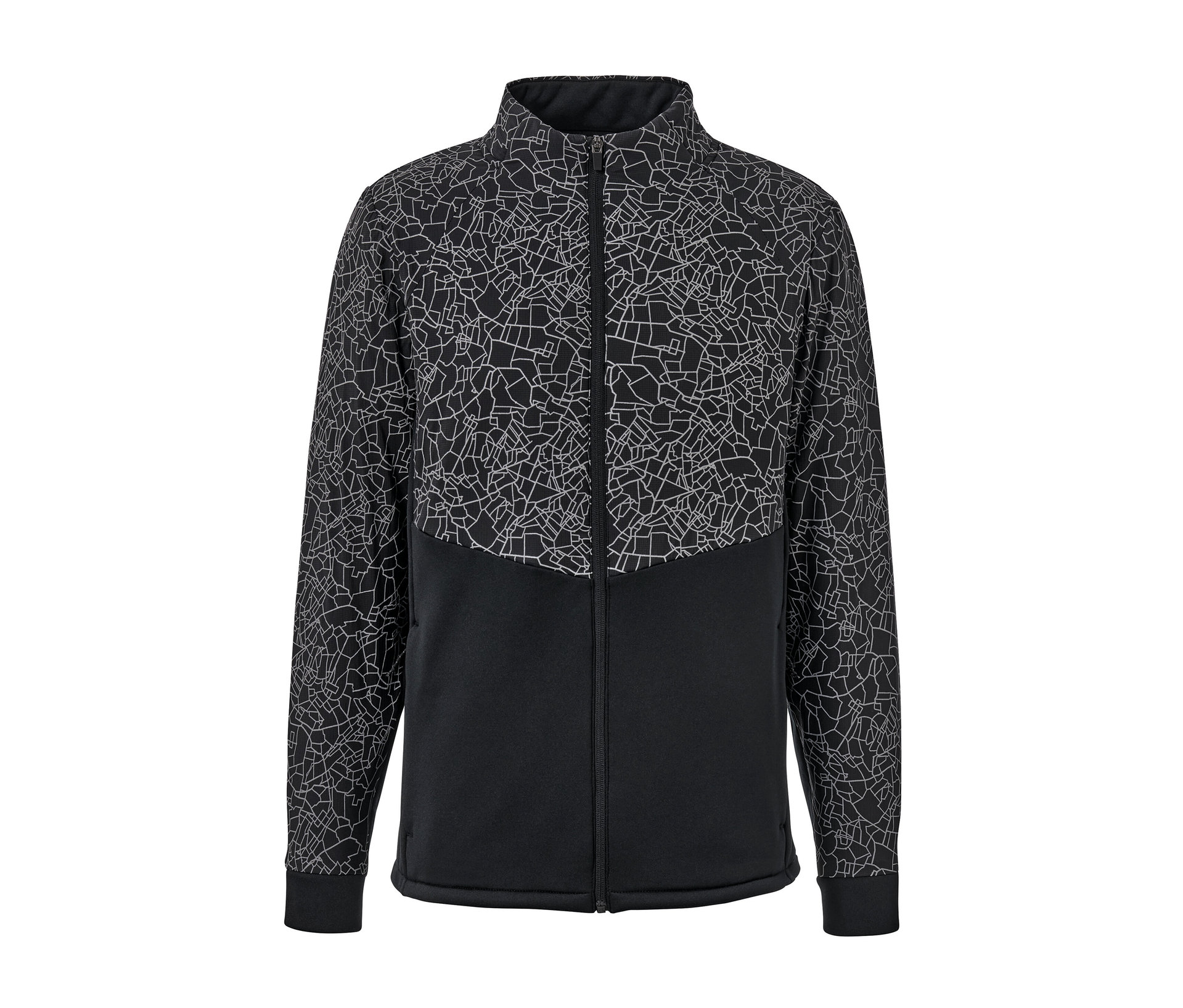 Thermojacke - Herren - Gr. S - silber/print - silber