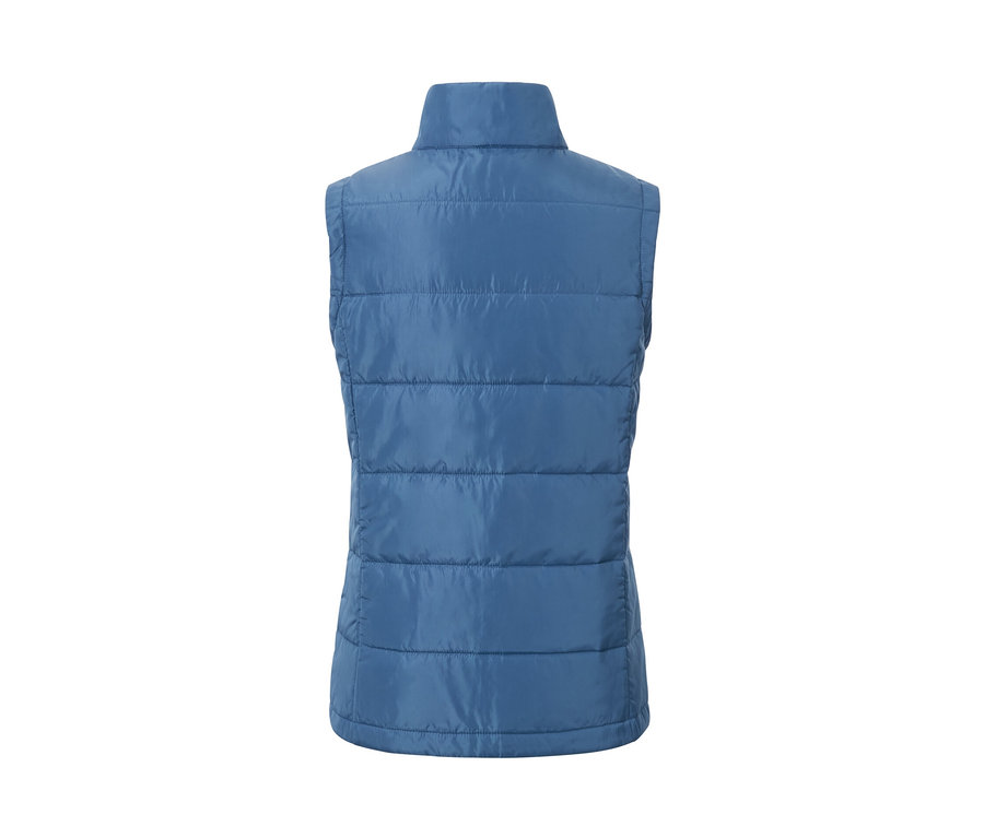 Blaue Weste aus dem 3-in-1-Funktionsmantel.