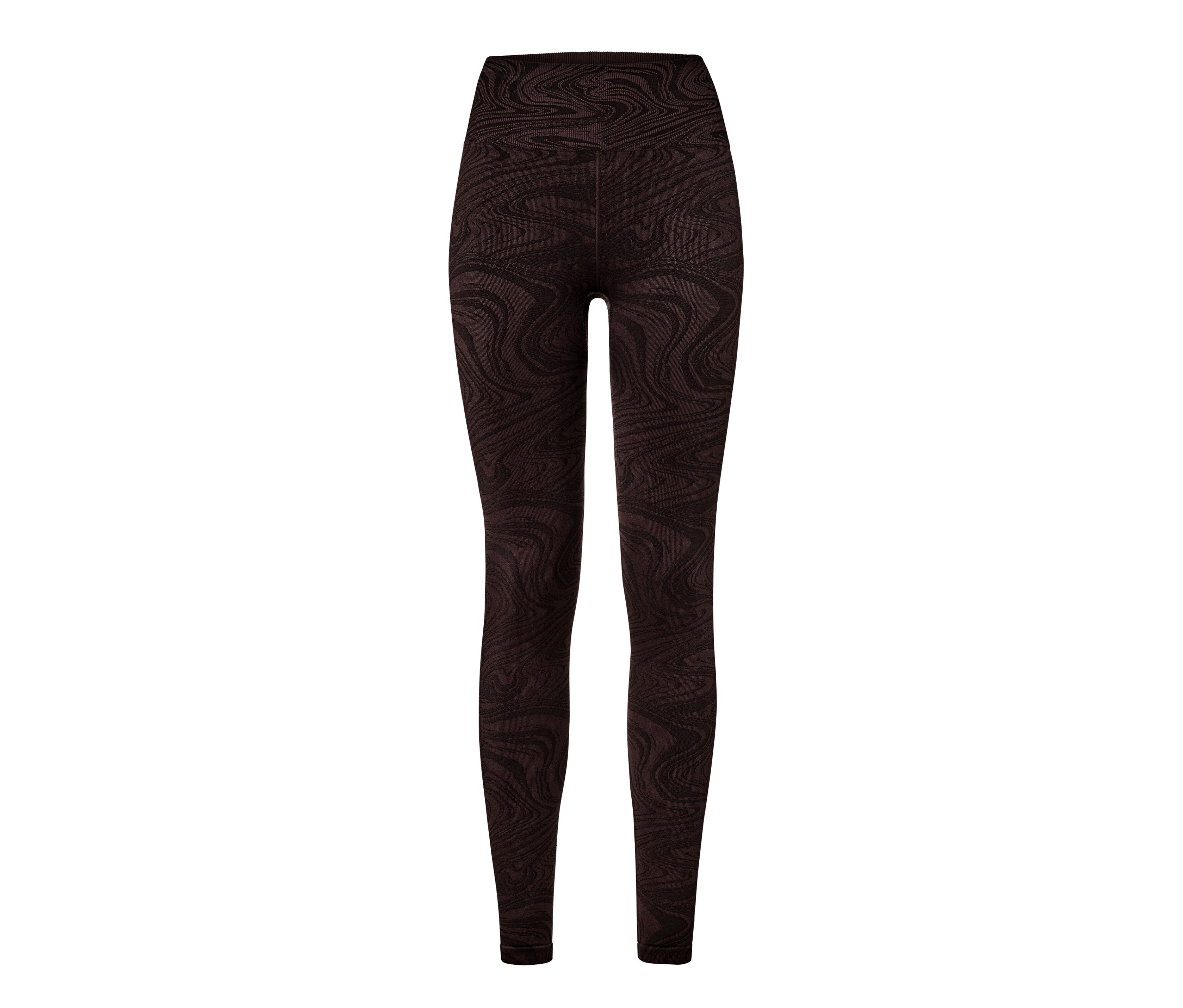 Tchibo - Seamless-Tight - Damen - Gr. S - braun/jacquard