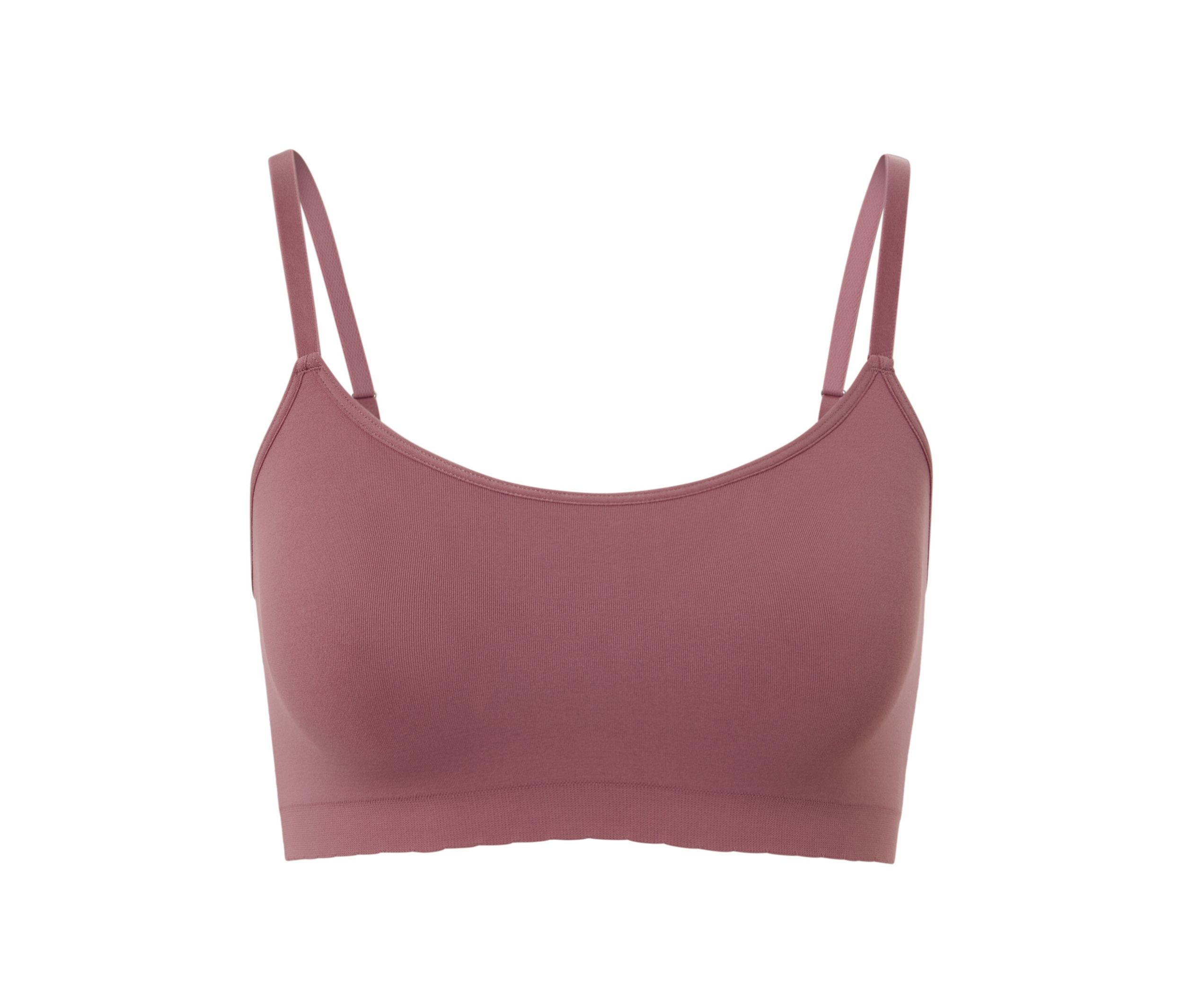 Tchibo - Seamless-Bustier mit Spitze - Damen - Gr. XS - braun